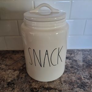 Rae Dunn SNACK canister